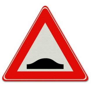 VERKEERSBORD J38 – VERKEERSDREMPEL
